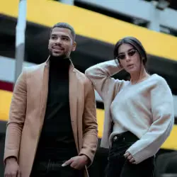 Model wearing streetwear designed by startup and manufactured by MakeMine